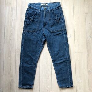 Super Hakka Japanese Brand Bow Detailed Pocket High Rise Jeans Size S